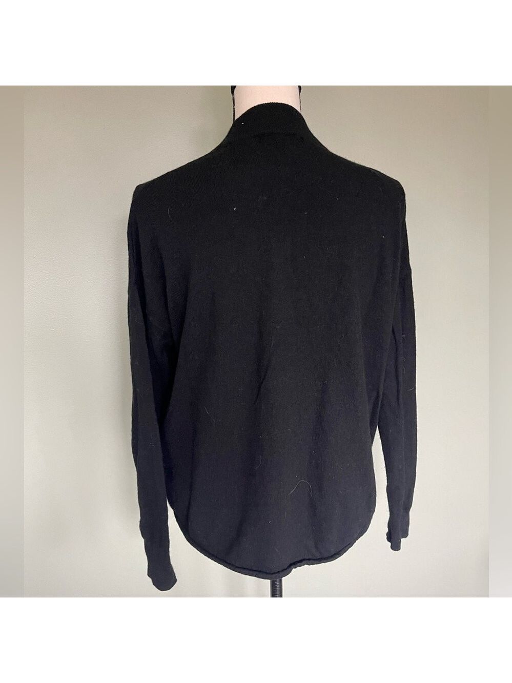 Madewell Black Knit Sweater Sz Small - Picture 2 of 4